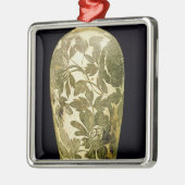 Vase à Mei P'ing avec une décoration florale noire (Gauche)