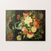 Vase à Van Gogh avec le puzzle d'oeillets (Horizontal)