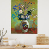 Vase au Guerrier Japonais, 1905 Poster (Keuken)