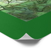 Vase avec affiche post-impressionniste Rose (Coin)