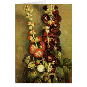 Vase avec Hollyhocks par Vincent van Gogh
