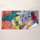 Vase avec Roses et Anémones, Van Gogh (Serviette de bain)