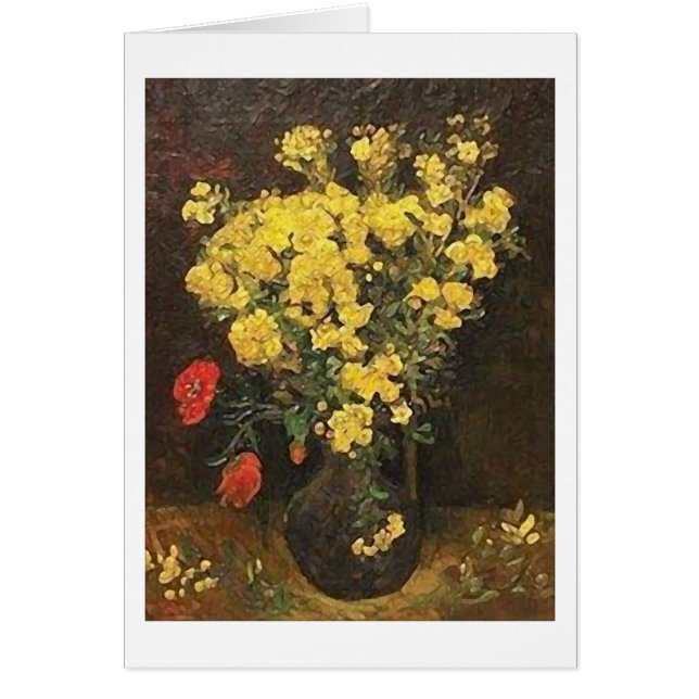 Vase avec Viscaria, Van Gogh Art (Devant)