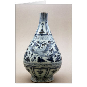Vase bleu et blanc, dynastie Yuan