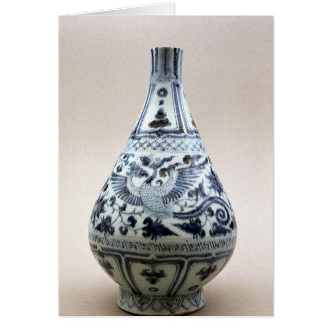 Vase bleu et blanc, dynastie Yuan (Devant)