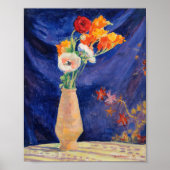 Vase d’Anémones | Henri Lebasque Poster (Voorkant)