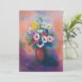 Vase D’anémones | Odilon Redon (Staand voorkant)