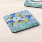 Vase de Dessous de verre de fleurs (Côté gauche)