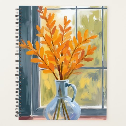 Vase de fleurs d'automne aquarelle (Devant)
