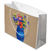 Vase de fleurs, grand sac cadeau Redon (Dos Angle)