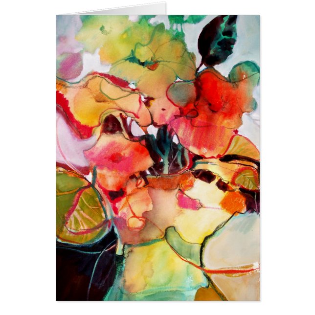 Vase de fleurs no 2 ・ Michelle Abrams - carte (Devant)