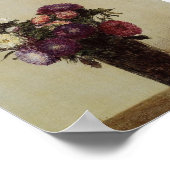 Vase de fleurs Poster de Fantin-Latour (Coin)