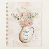 Vase de fleurs rose tendre (Devant)
