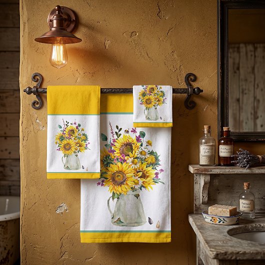 Vase de tournesols
