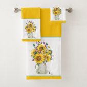 Vase de tournesols (En situation)