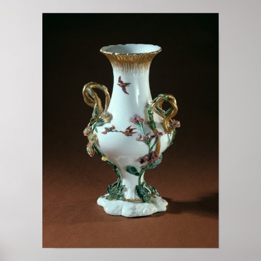 Vase Duplessis' met gouddecoratie Poster (Voorkant)