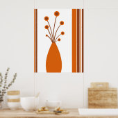 Vase et rayures - Poster (Cuisine)