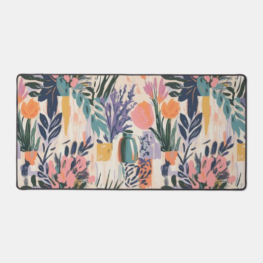 Vase florale Abstraite design dans les Pastels Cha (Recto)