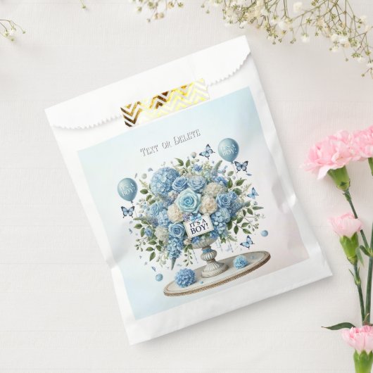 Vase Flore Bleu Blanc Favoriser Sacs (Scellé)