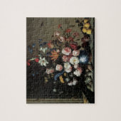 Vase Flowers by a Window, Balthasar van der Ast Legpuzzel (Verticaal)