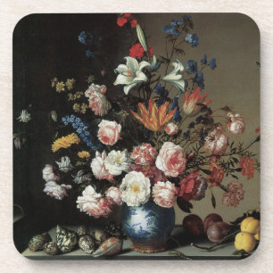 Vase Flowers by a Window, Balthasar van der Ast Onderzetter