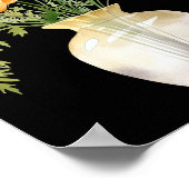 Vase Flowers Waterverf afdrukbaar Poster (Hoek)