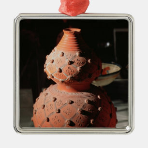 Vase in de vorm van een gaffel metalen ornament