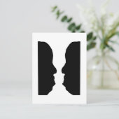 Vase Man optische verlichting Briefkaart (Staand voorkant)