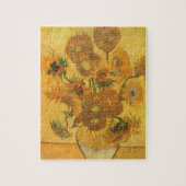 Vase met 15 zonnebloemen door Vincent van Gogh Legpuzzel (Verticaal)