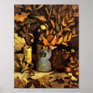 Vase met dode bladeren Van Gogh Fine Art Poster