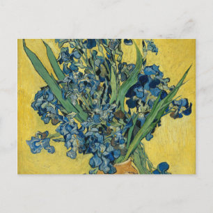 Vase met Irises door Van Gogh - Stilstaand leven Briefkaart
