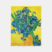 Vase met Irises, Van Gogh Fleece Deken (Voorkant)