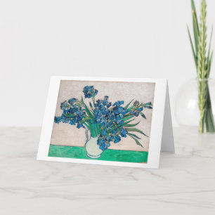 Vase met Irises, Van Gogh Kaart