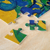 Vase met Irises, Van Gogh Legpuzzel (Zijkant)