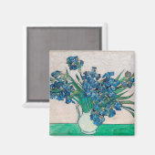 Vase met Irises, Van Gogh Magneet (Voorkant / Achterkant)