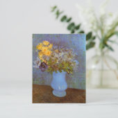 Vase met Lilacs en Daisies door Vincent van Gogh (Staand voorkant)