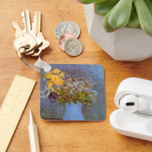 Vase met Lilacs en Daisies door Vincent van Gogh Sleutelhanger