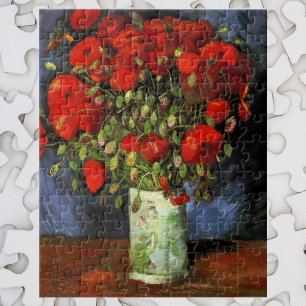 Vase met Red Poppies door Vincent van Gogh Legpuzzel