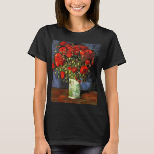 Vase met Red Poppies door Vincent van Gogh T-shirt