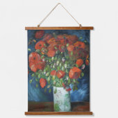 Vase met Red Poppies Vincent van Gogh Hangend Wandkleed (Voorkant)