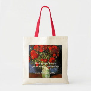 Vase met Red Poppies Vincent van Gogh Tote Bag