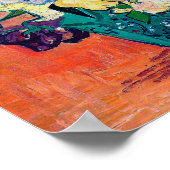 Vase met Rozen en annemonen, Van Gogh Poster (Hoek)