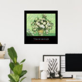 Vase met Rozen van Van Gogh Poster Print (Thuiskantoor)