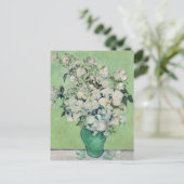 Vase met Rozen Vincent van Gogh Briefkaart (Staand voorkant)