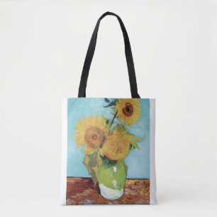 Vase met Three Sunglowers 1888 door Vincent van Go Draagtas