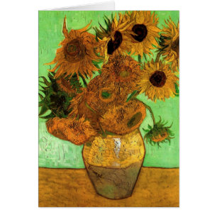 Vase met twaalf zonnebloemen door Vincent van Gogh