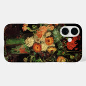 Vase met Zinnias en Geraniums, Vincent van Gogh Case-Mate iPhone Case (Achterkant (horizontaal))