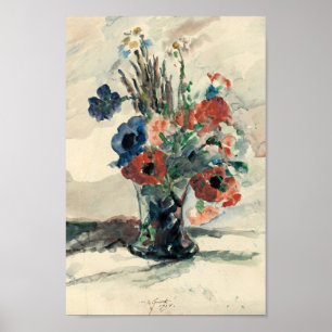 Vase mit Blumen Lovis Corinth Poster
