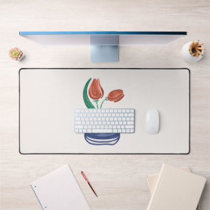 Vase moderne avec tulipes   Floral Still Life Art