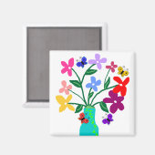 Vase n Fleurs magnets (Recto/Verso)